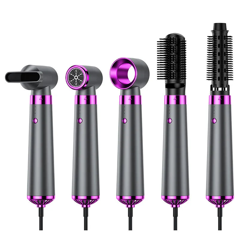 Price: $62CAD. Five-in-one Hair Dryer Automatic Curling Iron
