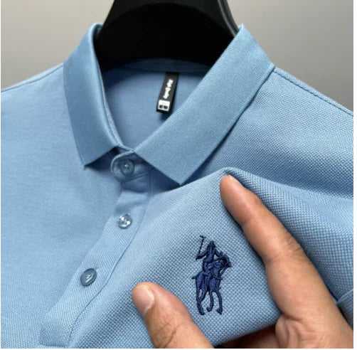 Price: $80CAD. Gevante Men's Short Sleeve Polo Shirt (One Piece)