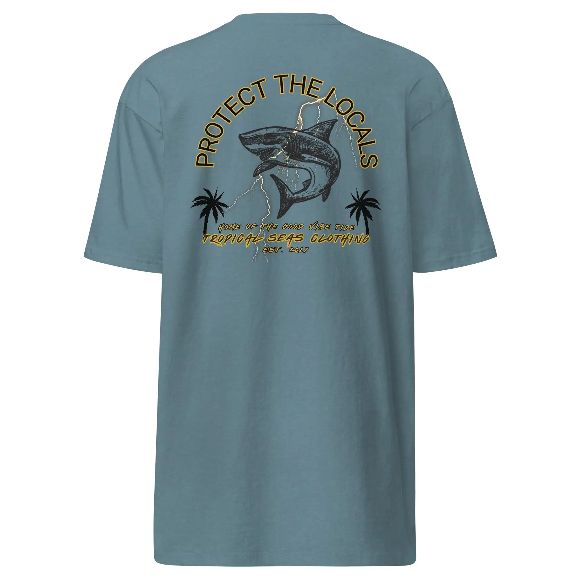 Price range: $65CAD - $95CAD. Men’s Premium Protect the Locals Heavyweight T-shirt