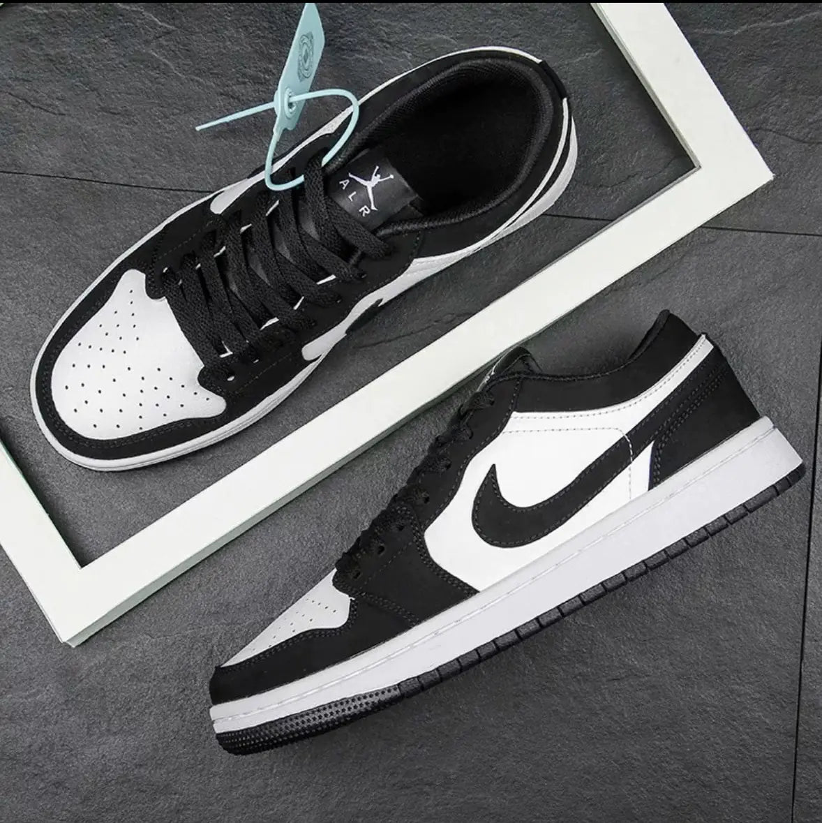 Price: $178.10CAD. Pure White Dunk AJ1 Low Basketball Shoes for Couples