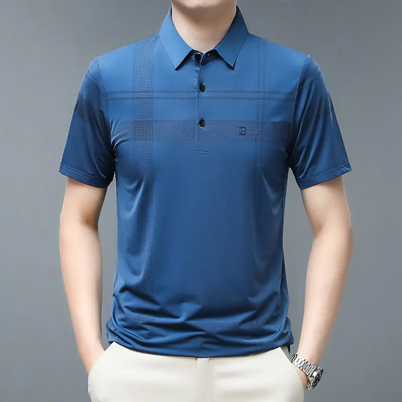 Price: $48CAD.  2023 Men's Short Sleeve Polo Shirt for Business Casual