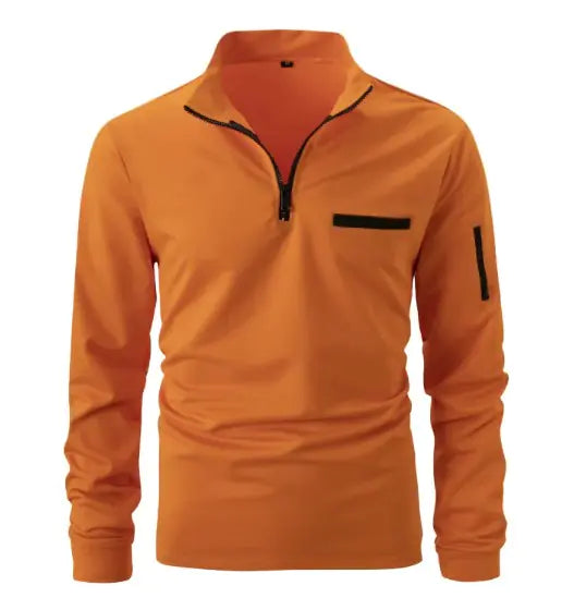 Price: $86.26CAD. Men’s Casual Cotton Long Sleeve Polo Shirt