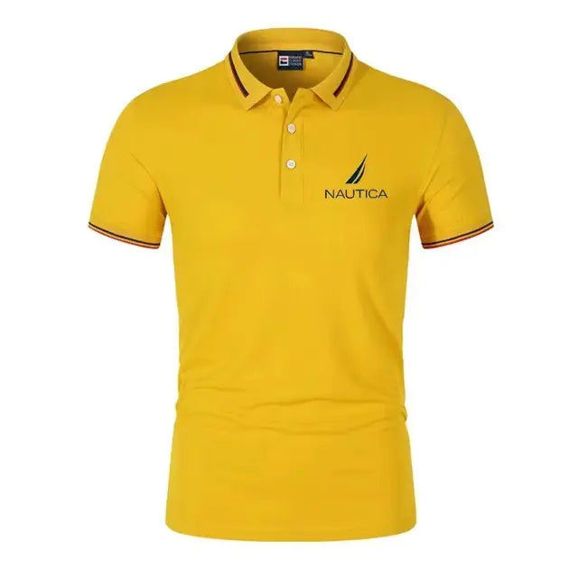Price: $38CAD-$60CAD. Breathable Summer Business Casual Short Sleeve Polo Shirt