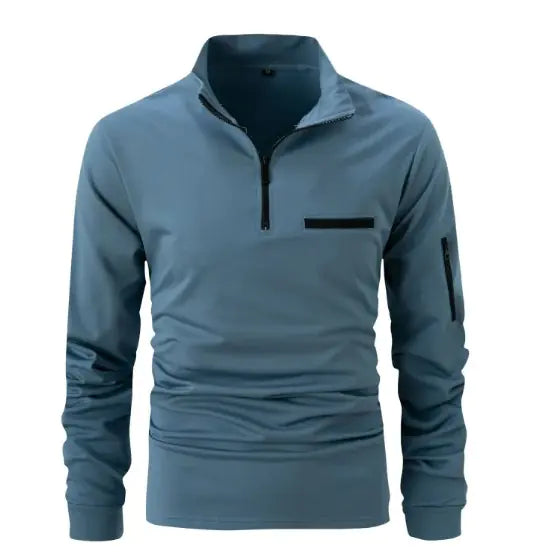 Price: $86.26CAD. Men’s Casual Cotton Long Sleeve Polo Shirt