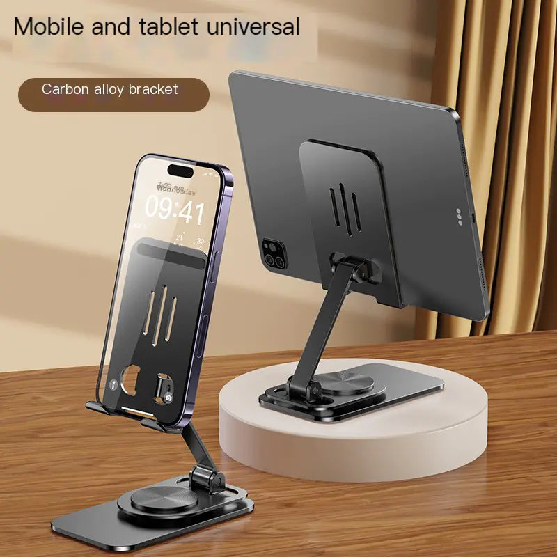 Metal Desktop Phone Stand - Rotatable & Portable Holder