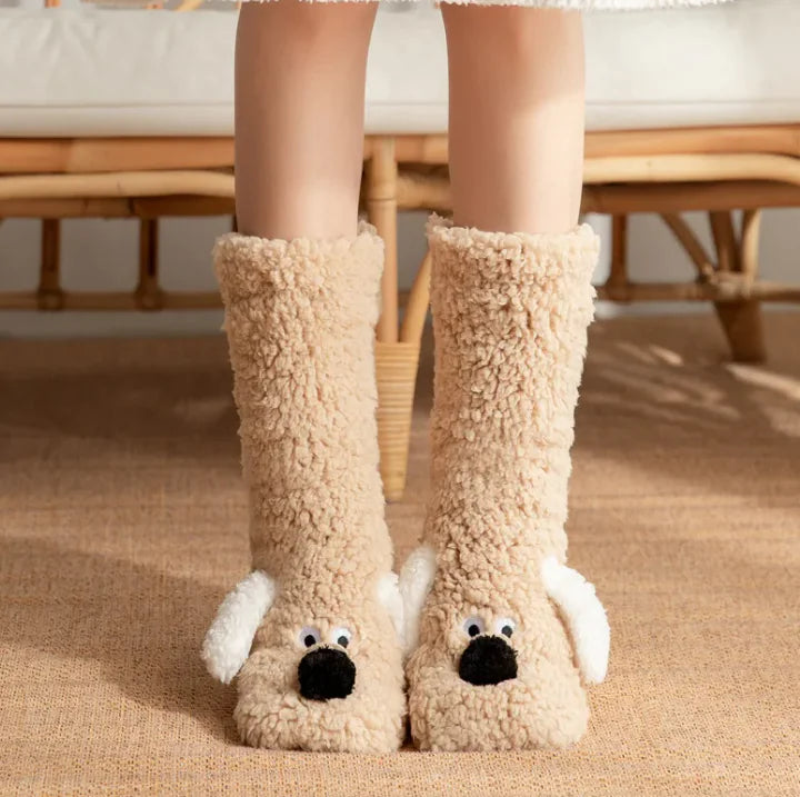 Price: $27.40 CAD. Women’s Plush Dog Socks