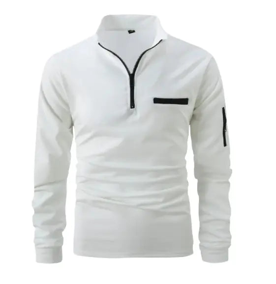 Price: $86.26CAD. Men’s Casual Cotton Long Sleeve Polo Shirt