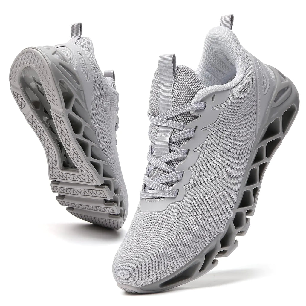 Price: $118 CAD. SKDOIUL Walking Sneakers for Men Sport Athletic Running Shoes Workout Runner Jogging Tennis Trainers Light Grey Size 9.5