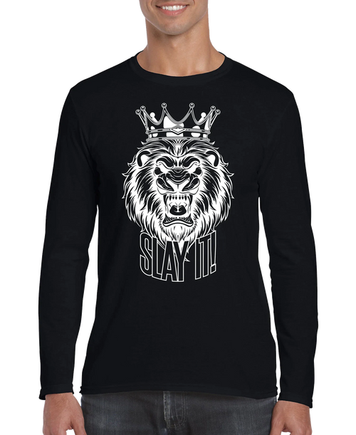 Price range: $89CAD - $124CAD. Slay It Men’s Long Sleeve Shirt