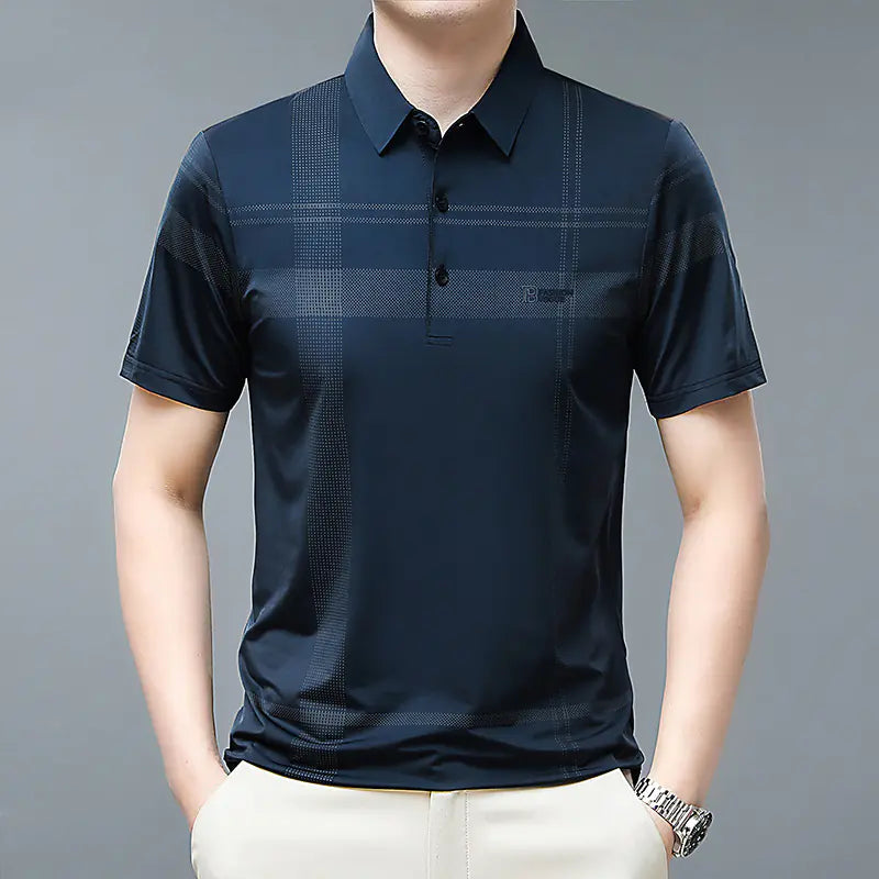 Price: $48CAD.  2023 Men's Short Sleeve Polo Shirt for Business Casual