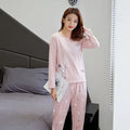 Price: $52CAD. Women's Long-Sleeved Pajama Set in Cute Design