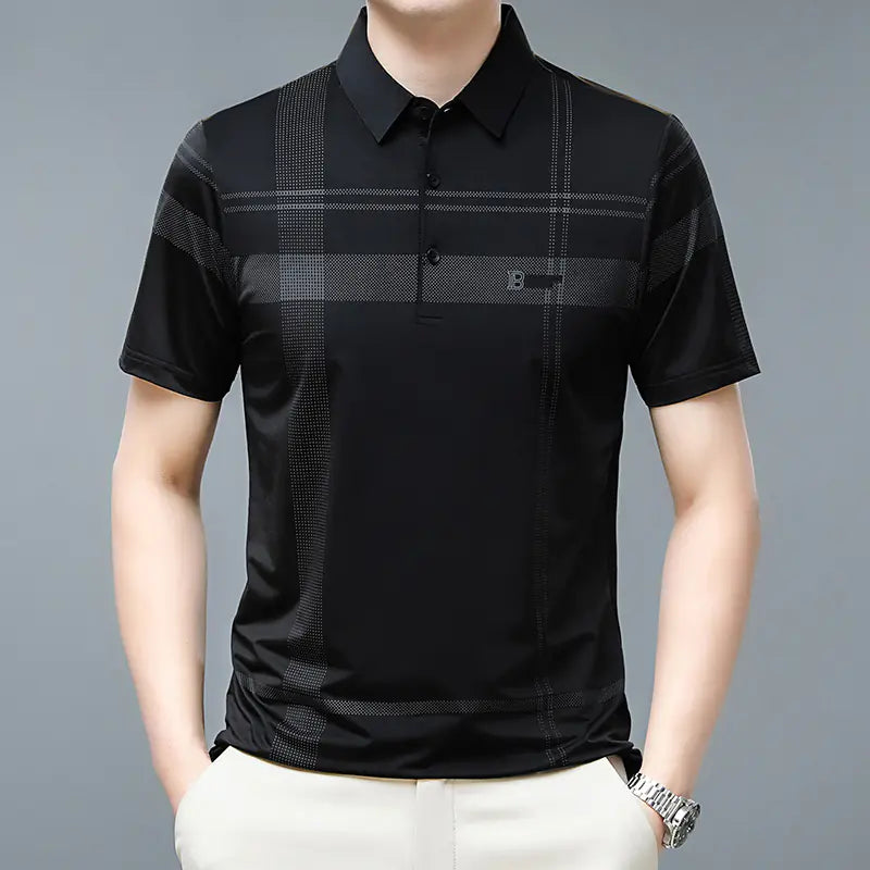 Price: $48CAD.  2023 Men's Short Sleeve Polo Shirt for Business Casual