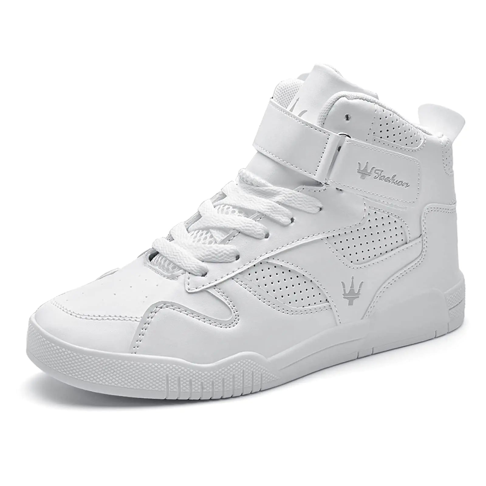 Price: $116.45CAD. FZUU Mens Fashion High Top Leather Street Sneakers Sports Casual Shoes (9.5 White Numeric_9_Point_5)