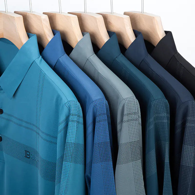 Price: $48CAD.  2023 Men's Short Sleeve Polo Shirt for Business Casual