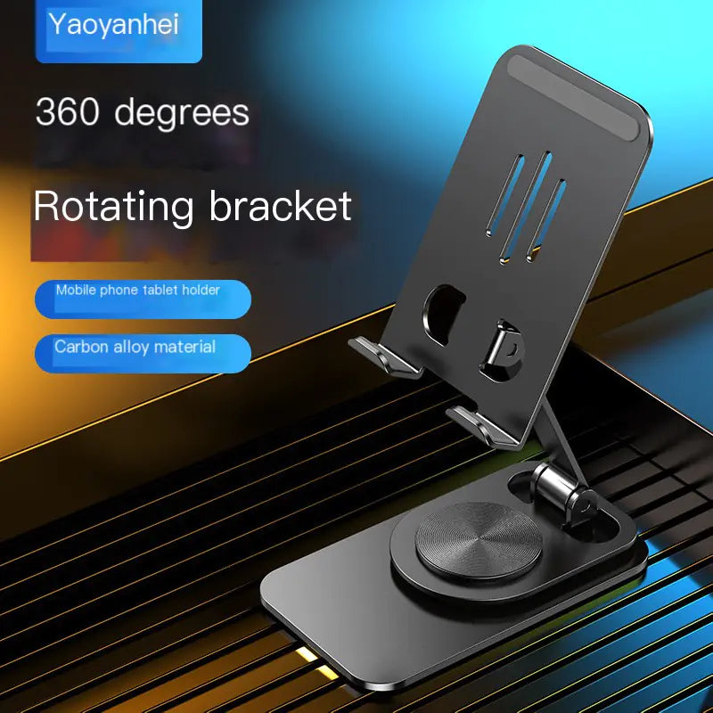 Metal Desktop Phone Stand - Rotatable & Portable Holder