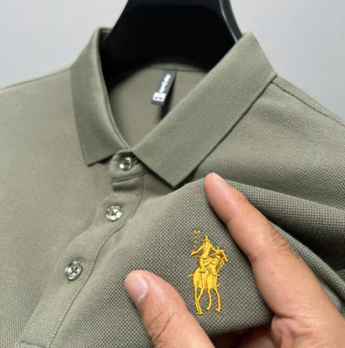 Price: $80CAD. Gevante Men's Short Sleeve Polo Shirt (One Piece)