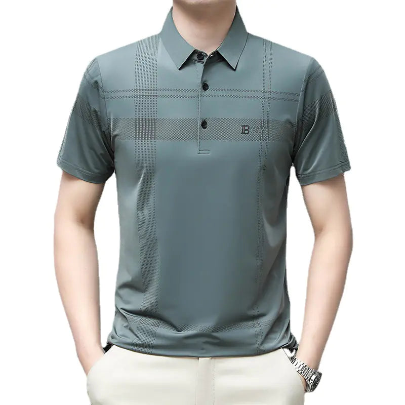 Price: $48CAD.  2023 Men's Short Sleeve Polo Shirt for Business Casual