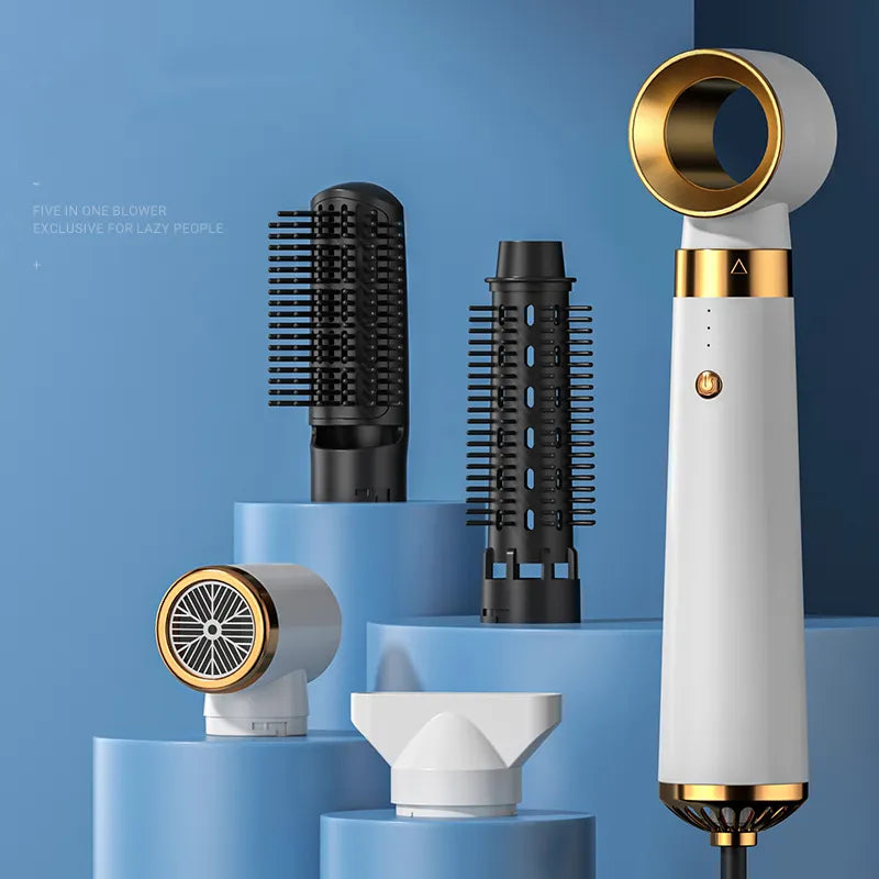 Price: $62CAD. Five-in-one Hair Dryer Automatic Curling Iron