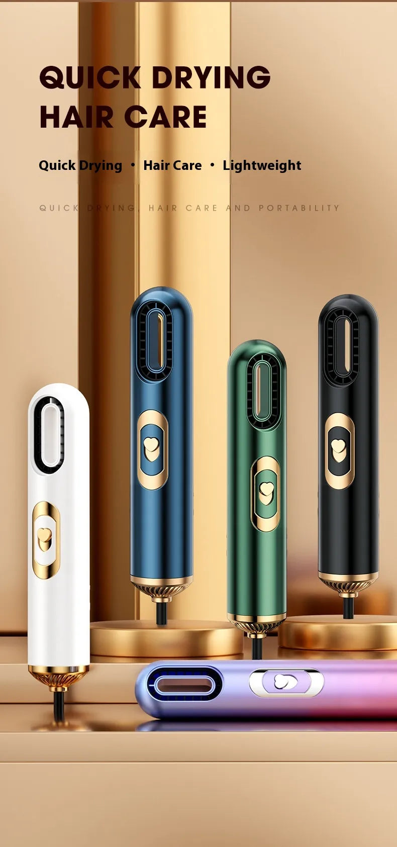 Price: $82CAD. Three-in-one Electric Hair Dryer Multi-functional Household