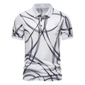 Price: $62CAD. Men's Striped Short Sleeve Polo Shirt - Casual Comfort