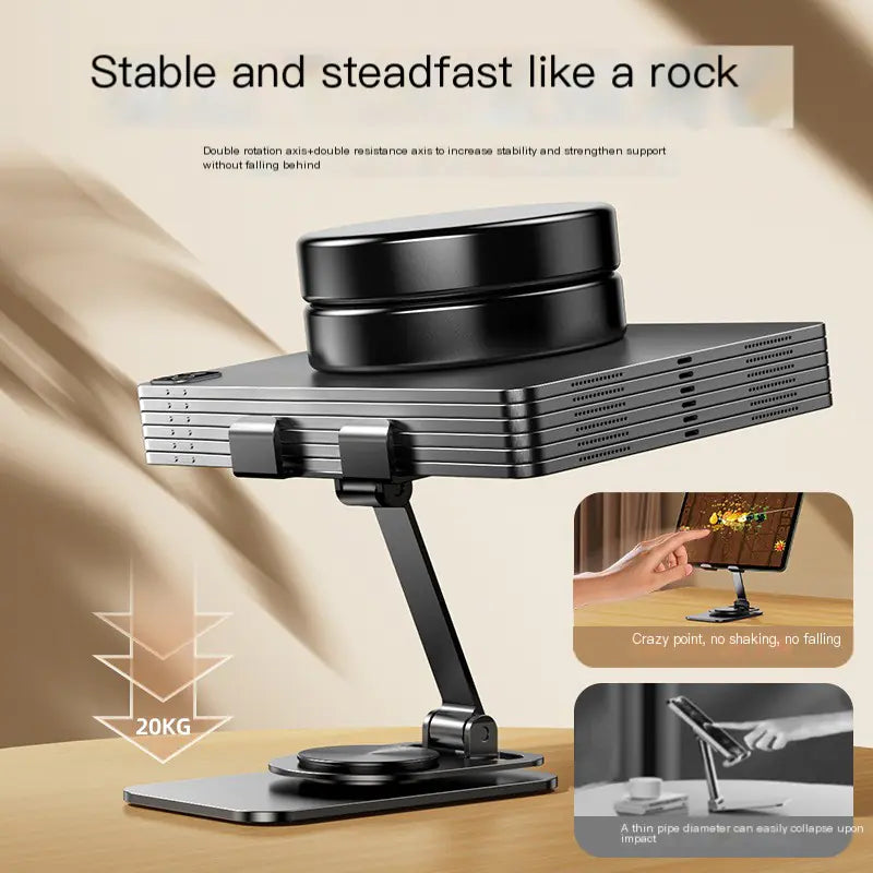Metal Desktop Phone Stand - Rotatable & Portable Holder