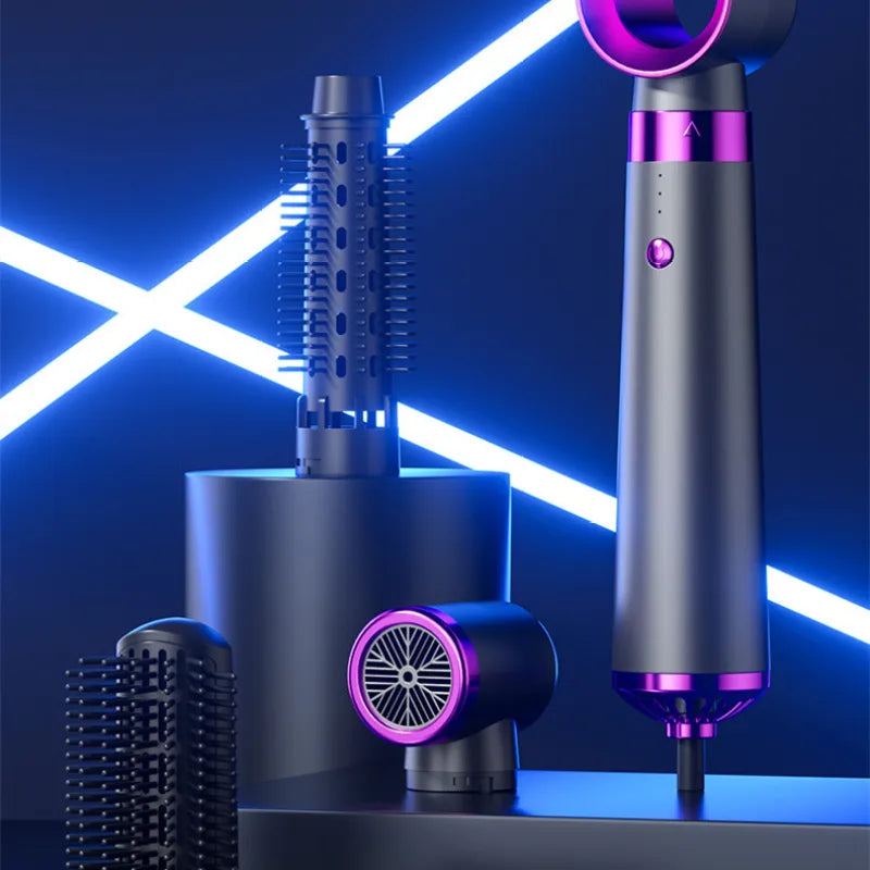 Price: $62CAD. Five-in-one Hair Dryer Automatic Curling Iron