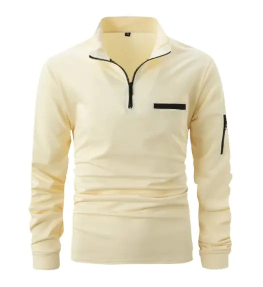Price: $86.26CAD. Men’s Casual Cotton Long Sleeve Polo Shirt